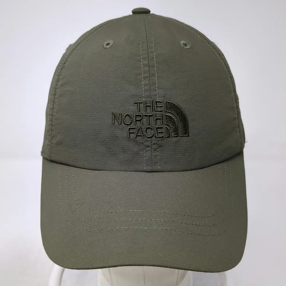 The North Face Baseball Cap Green M Nylon Embroidered Logo Slideback Hat
